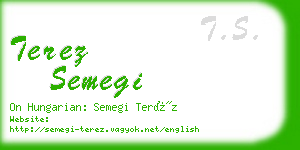 terez semegi business card